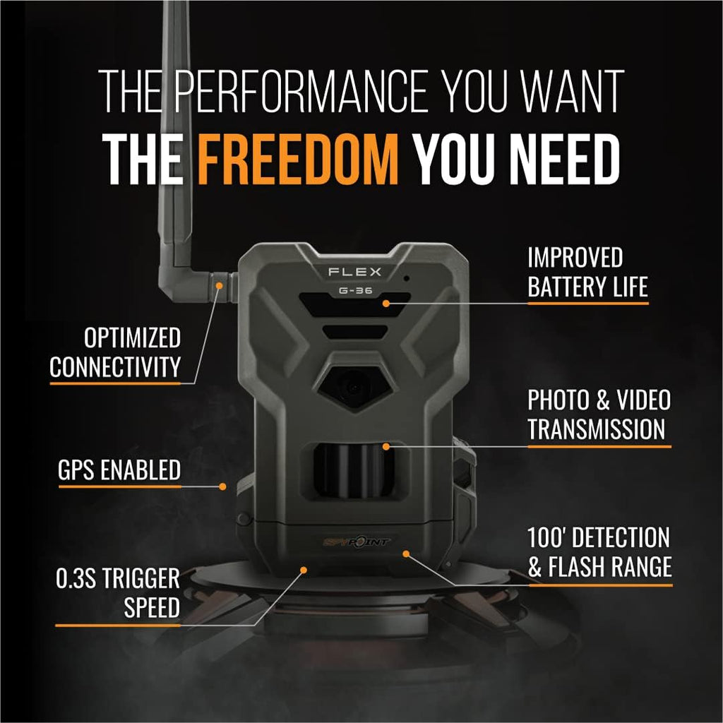 Cellular Trail Camera 36MP 1080p with Sound and GPS A146