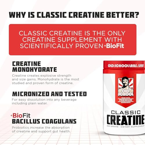 Micronized Creatine Monohydrate Powder, 5000mg, 60 Servings K7224