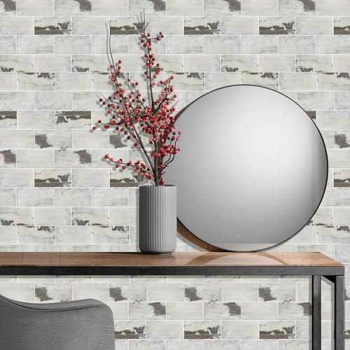 Peel and Stick Backsplash Tile Subway 3D Mosaics for Kitchen and Bathroom X738