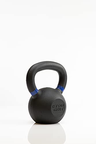 Cast Iron Kettlebell with Easy Grip Handle, Powder Coated H96455