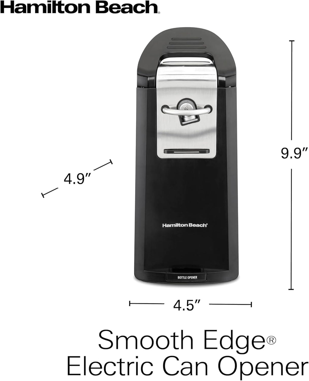 Electric Automatic Can Opener with Push Down Lever and Knife Sharpener G343