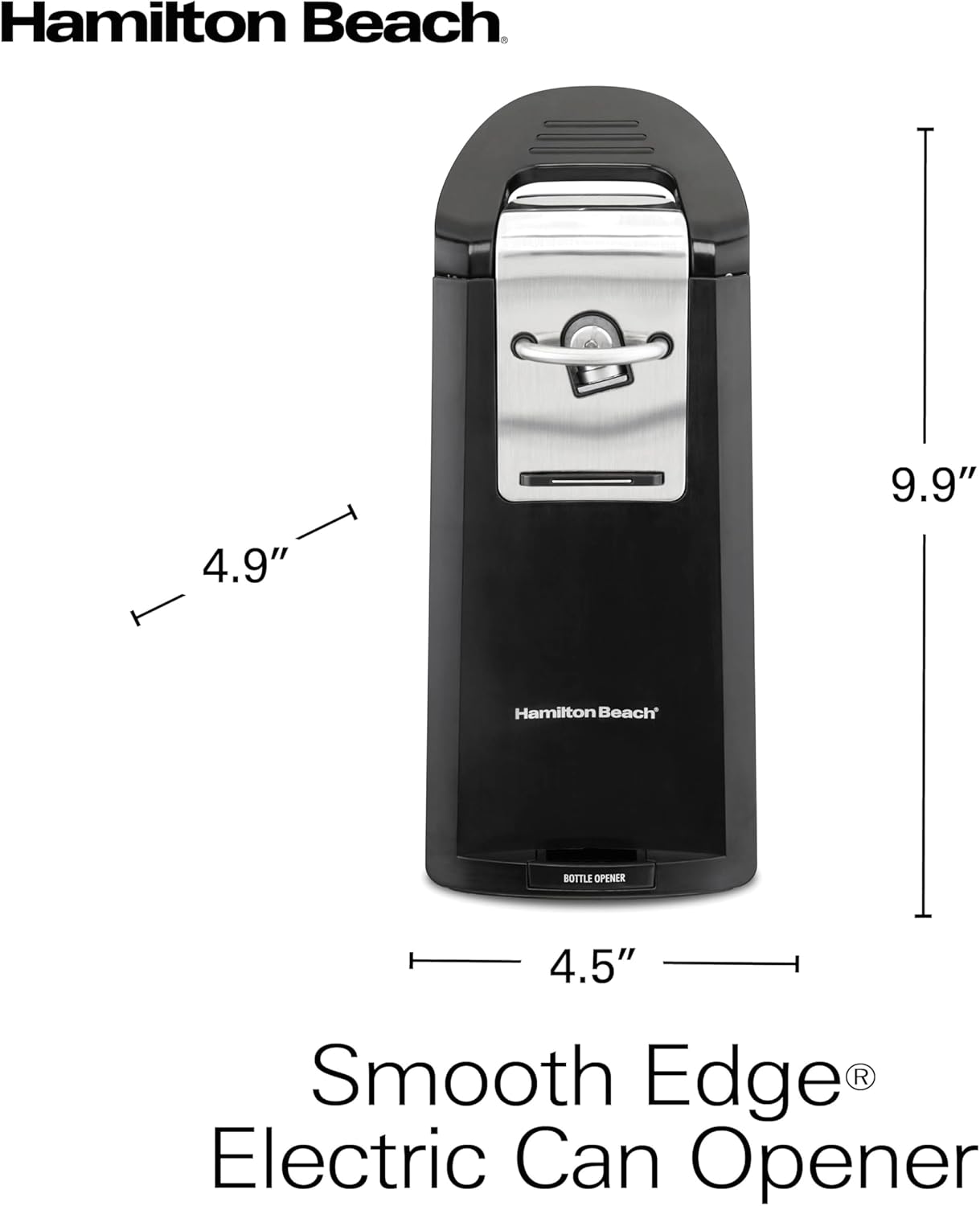 Electric Automatic Can Opener with Push Down Lever and Knife Sharpener G343