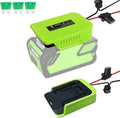 Power Wheel Adapter for Greenworks 40V Lithium-ion Battery with Fuse & Switch, with 14 Gauge Wire, Good Power Convertor for DIY Ride On Truck, Robotics, RC Toys and Work Lights