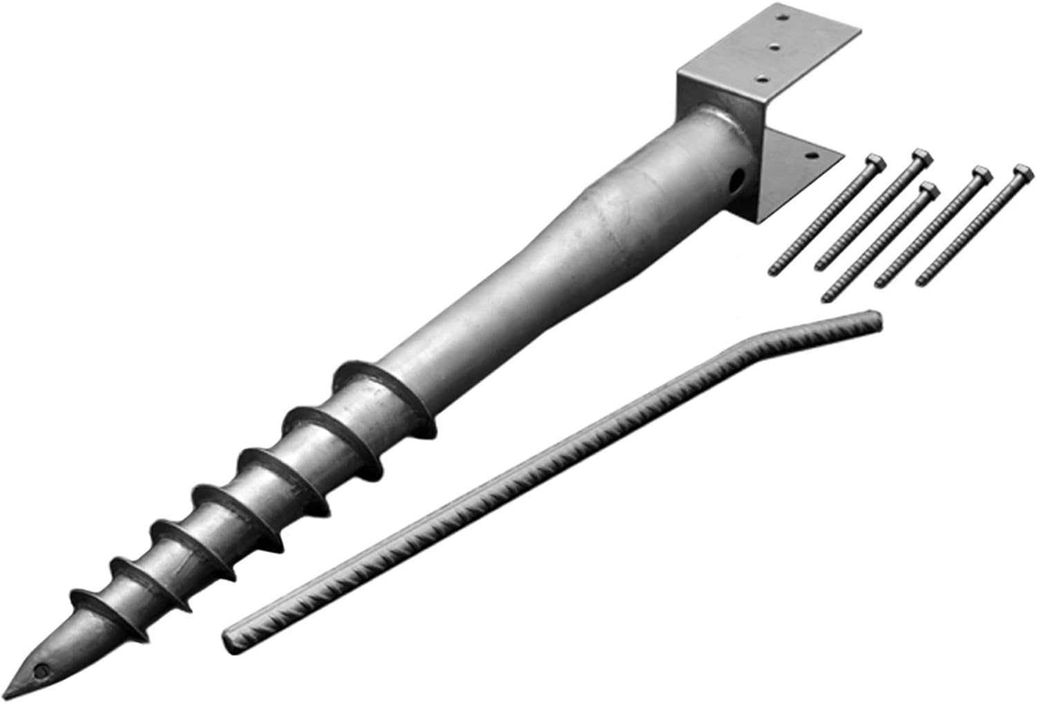 Mailbox, Black with Ground Screw, Silver J20068