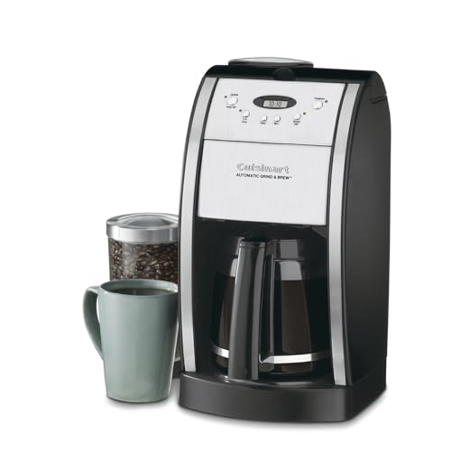 Automatic Coffeemaker Grind & Brew, 12-Cup Glass, Black G291