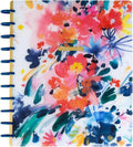 Happy Planner Disc-Bound 12-Month Academic Planner, July 2024–June 2025 Daily and Monthly Planner, Big Size, Teacher Layout, Delightful Garden, 72 Pages, 2 Sticker Sheets, 8 1/2" x 11"