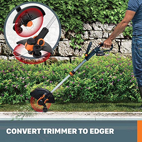 40V Cordless Leaf Blower & String Trimmer/Edger Bundle with Batteries & Charger W78720