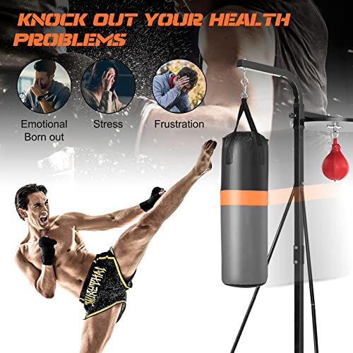 Freestanding Punching Bag with Adjustable Speed Ball for Adult Boxing Training L281846