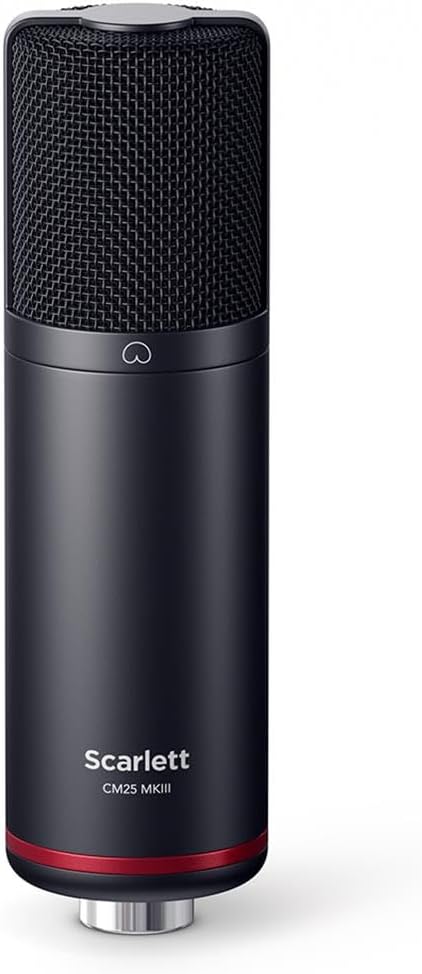 USB Audio Interface with Condenser Microphone and Headphones O3047