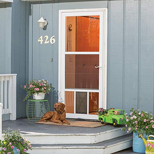 Storm Door White 32-in x 81-in E158498