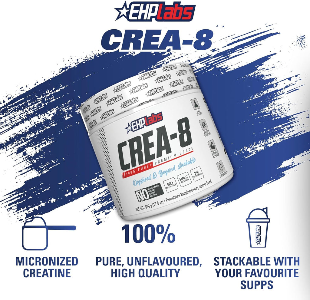 Creatine Monohydrate Powder for Muscle Growth, Unflavored, 100 Servings J6984