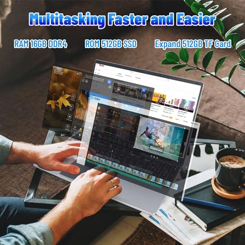 15.6" Laptop, 16GB RAM 512GB SSD, Windows 11, 1080P Display U9490
