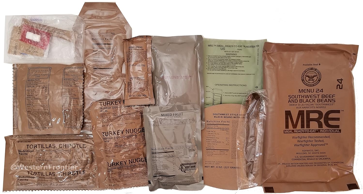 MRE Case A and Case B Bundle, 24 Meals R4644