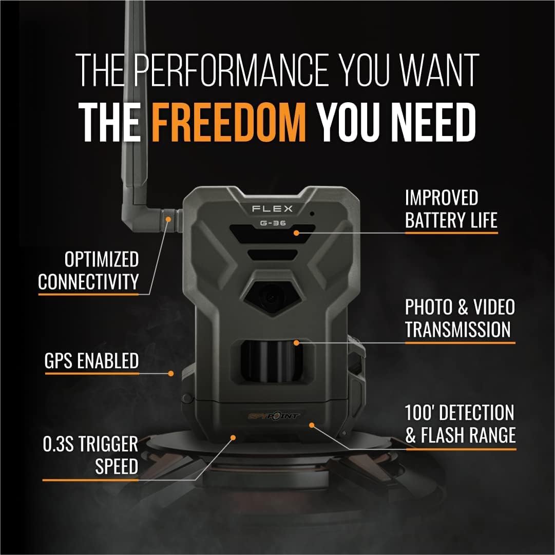 Cellular Trail Camera Twin Pack, 36MP Photos and 1080p Videos with Sound, GPS Enabled U86000