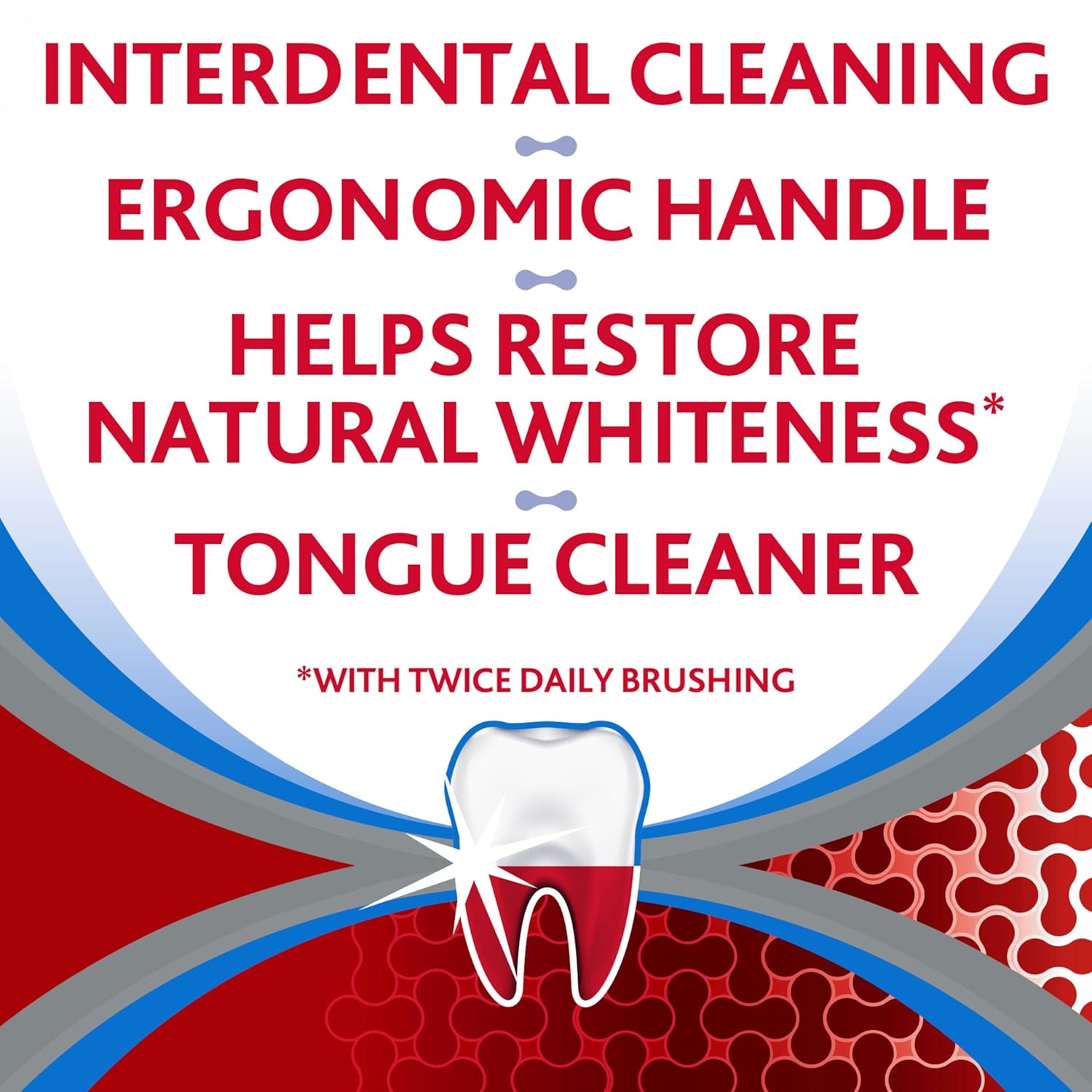 Soft Toothbrush for Healthy Gums and Strong Teeth, 4 Count K861968