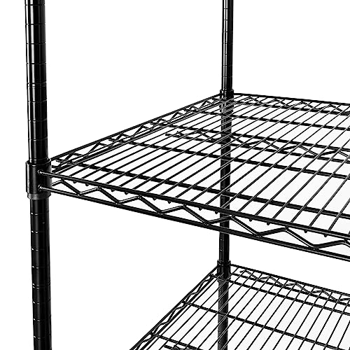 Heavy Duty Steel Wire Rack Storage Unit, 5-Tier Shelving, 36" W x 18" D W900