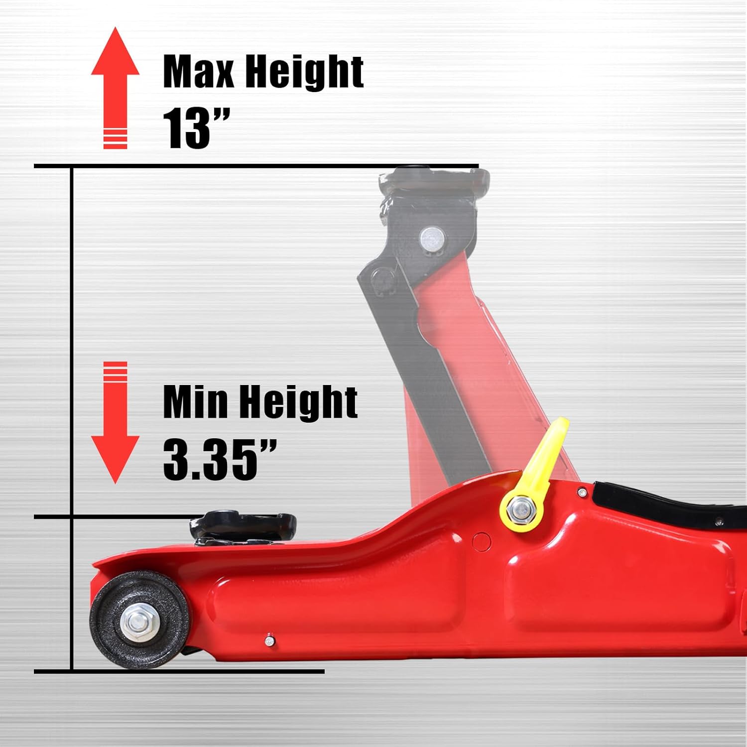 Hydraulic Floor Jack 2 Ton Portable Car Lift Low Profile Trolley T1985