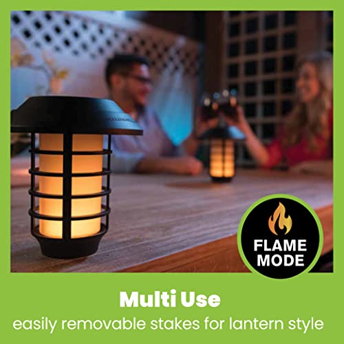Solar Pathway Lights Color Changing LED Outdoor, IP67 Waterproof, 4 Pack C666950