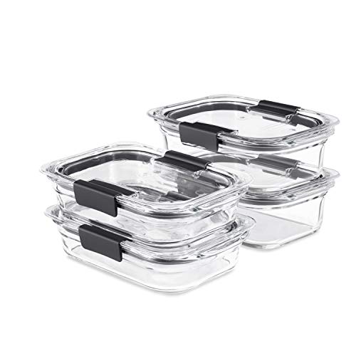 Glass Food Storage Containers with Lids, 7-Piece Set H203625