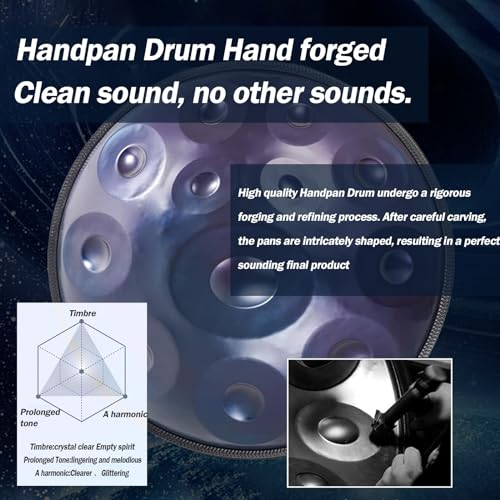 Handpan Drum 10 Notes 22 Inch 432Hz R988994