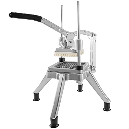 Commercial Vegetable Fruit Chopper 1/2 Inch Blade Heavy Duty Food Dicer Stainless Steel Y443