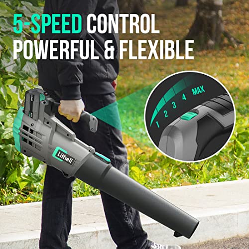 20V Cordless Leaf Blower with Variable Speeds and 4.0Ah Battery U322