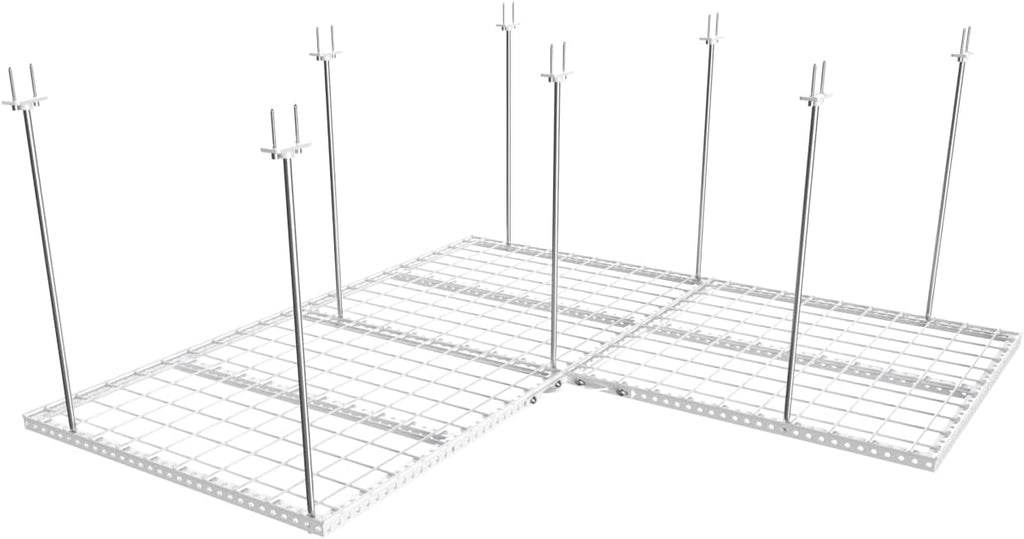 Adjustable Height Overhead Garage Door Ceiling Triple L Shaped Platform A65335