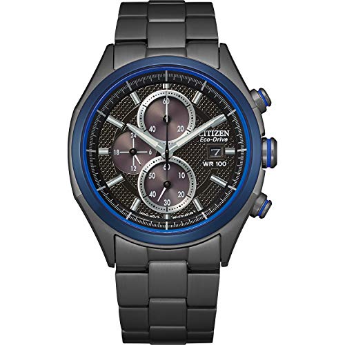 Citizen Men's Sport Causal Eco-Drive Chronograph Watch, 12/24 Hour Time, Date