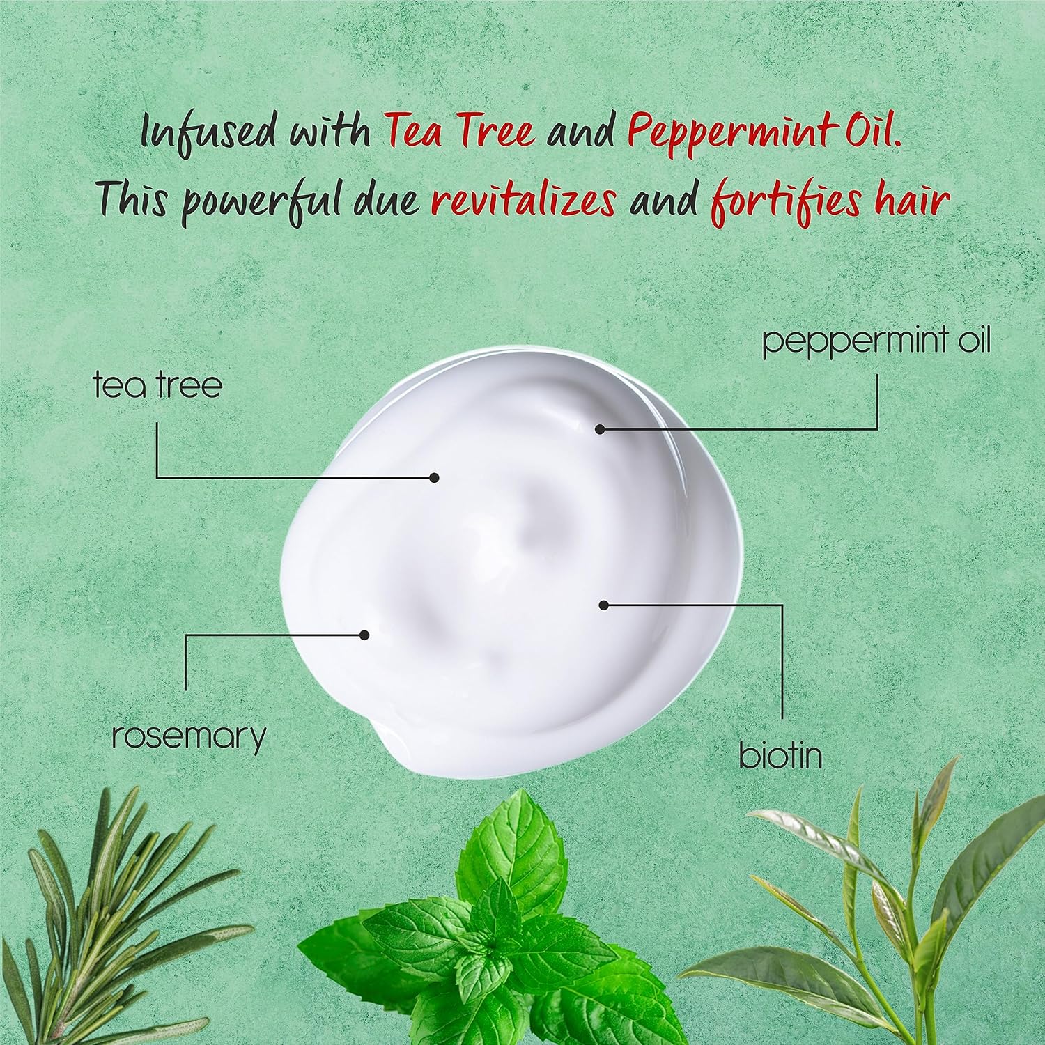 Tea Tree Shampoo and Conditioner Set for Hair Growth, Thinning Hair, Paraben & Sulfate Free W69059