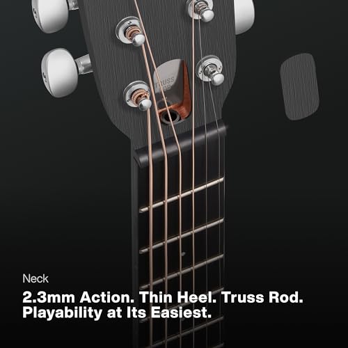 Smart Acoustic Electric Guitar 36 Inch Right Handed 6 String for Adults Teens Beginners O649969