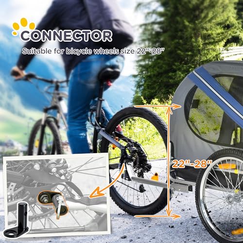 Dog Bike Trailer Pet Cart Bicycle Wagon Cargo Carrier L13983