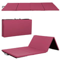Gymnastics Mat Tumbling Mat Gym Mat 4 Foldding Mat Indoor Outdoor Extra Thick High Density Gymnastics Gym Folding Exercise Mat Aerobics Mats Tumbling Stretching Yoga Arts Mat