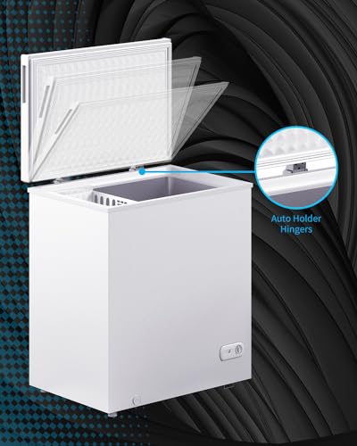 7.0 Cu Ft Chest Freezer with Removable Baskets, Adjustable Temperature O1257