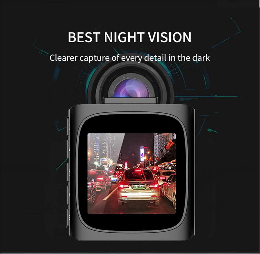 Dash Cam 1080P for Cars with 170° Wide Angle and Night Vision S5168