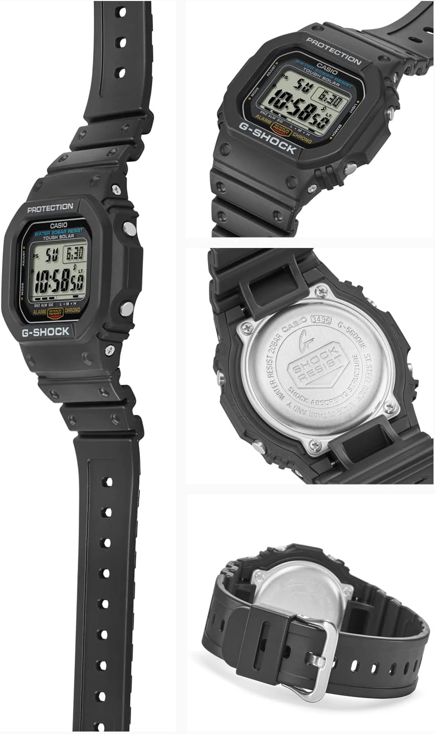 Men's Solar Water Resistant Watch, 20 ATM J194888