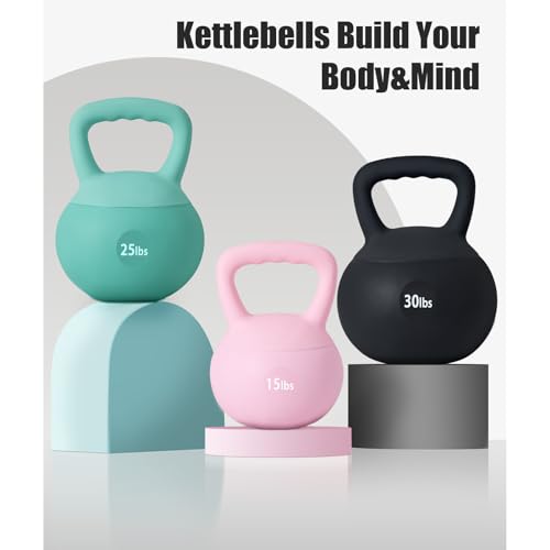 Soft Kettlebells, Iron Sand Filled Weights for Strength Training K5762