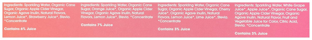Probiotic Soda Variety Pack, 12 oz, 8 Count Z970480