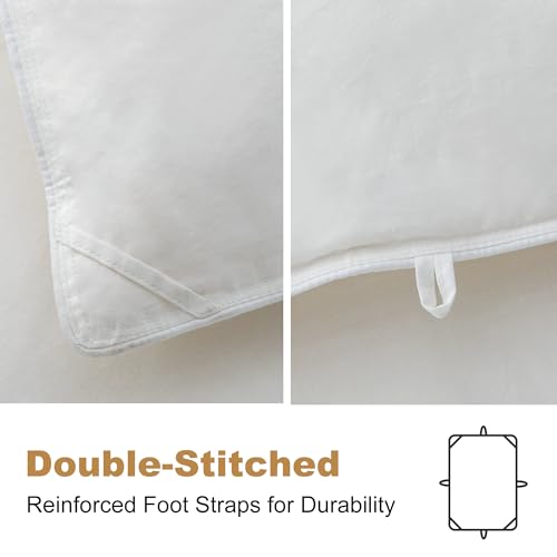 Goose Down Comforter King Size, 900 Fill Power, White J47744