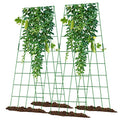 Cucumber Trellis Garden Trellis for Climbing Plants, A-Frame Garden Trellis for Raised Garden Grow Support for Cucumber,Tomato, Climbing Plants and Flowers
