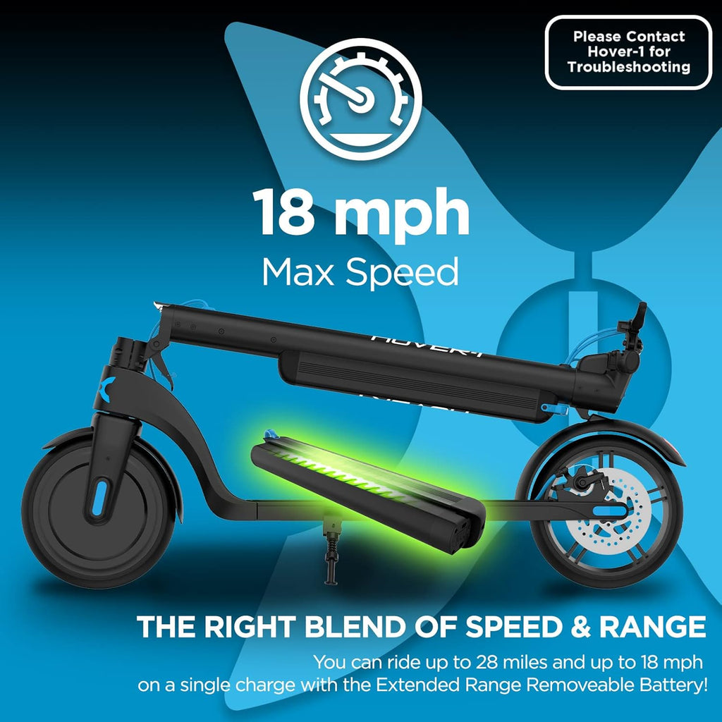 Electric Folding Scooter with 18 MPH Speed, 18 Mile Range, LCD Display N139