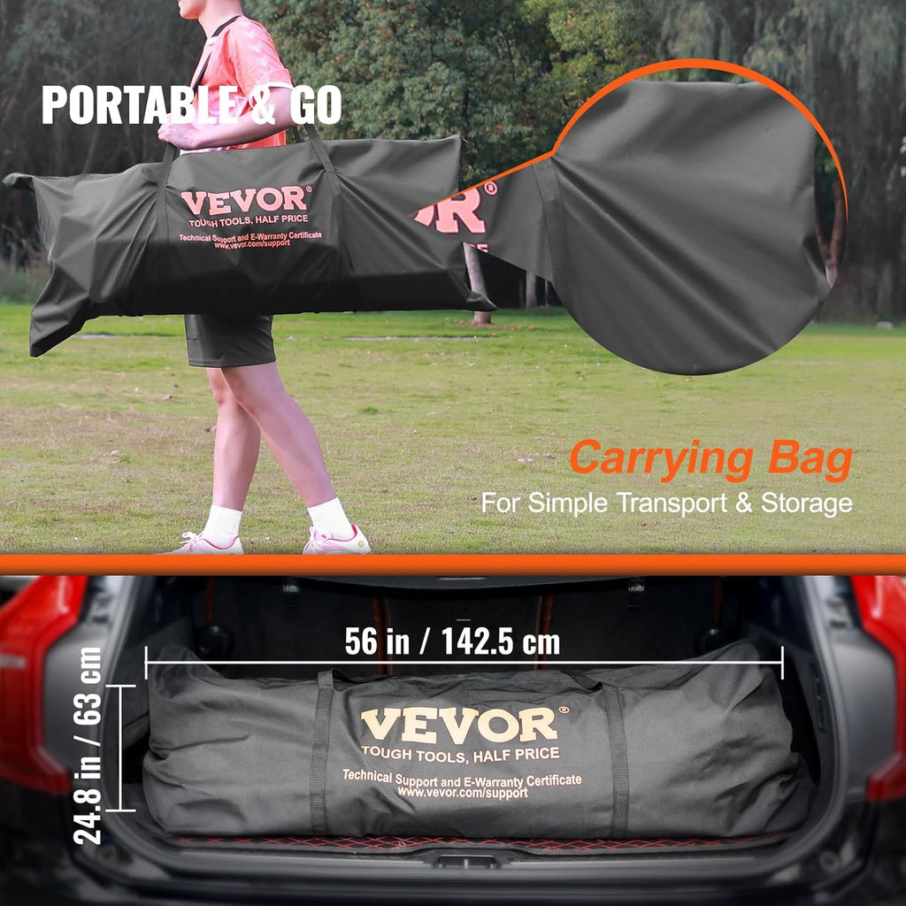 Portable Soccer Goal 12x6 ft with Carry Bag G673