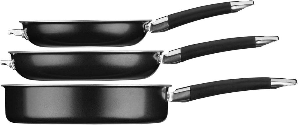 Nonstick Aluminum Cookware Set, 12 Piece, Black T1761