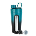 TOOFEEL Shaker Bottles for Protein Mixes - 28 oz Stainless Steel Protein Shaker with 2 Shaker Balls, Not Stays Cold/Hot, Visible Window Metal Shaker Cups, Leakproof, BPA Free Bottle Shaker