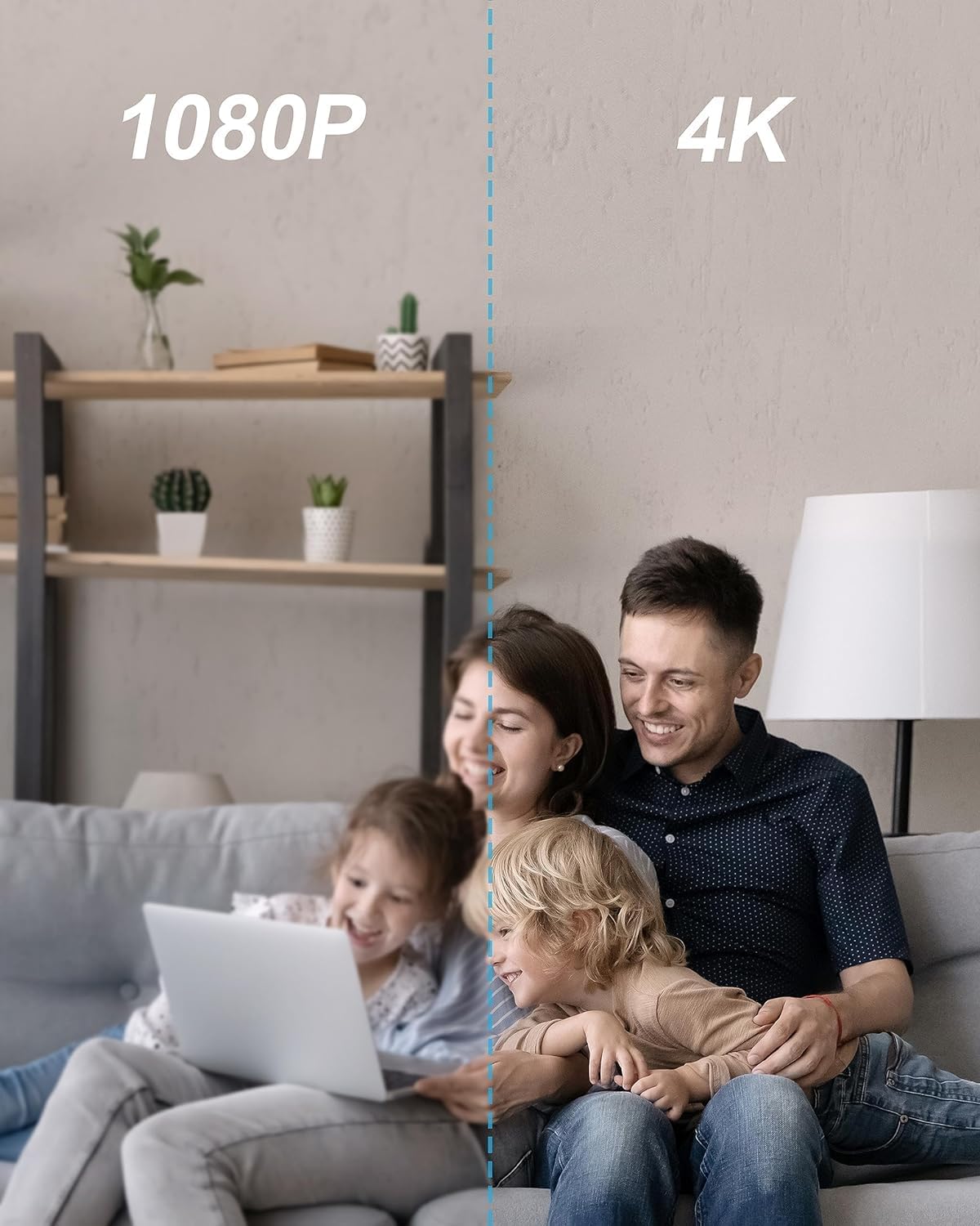 Home DVR Security Camera System with 2TB HDD, 16 Channel 8 Camera, 4K Ultra HD Video, Indoor or Outdoor Wired Surveillance CCTV, Color Night Vision, Heat Motion Detection, LED Lights K657562