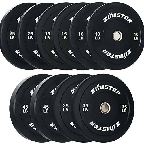 Bumper Plate Olympic Weight Plate Bumper Weight Plate with Steel Insert Strength Training Weight Lifting Plate
