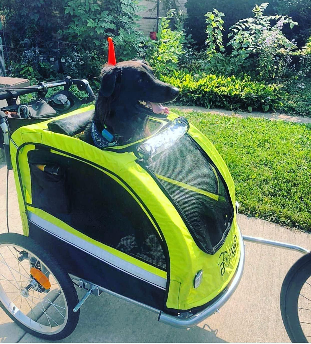 Large Pet Bike Trailer Dog Stroller & Jogger with Shocks K574