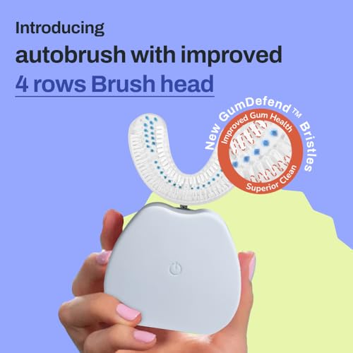 U Shaped Sonic Electric Toothbrush with Nylon Bristles, Rechargeable K4260