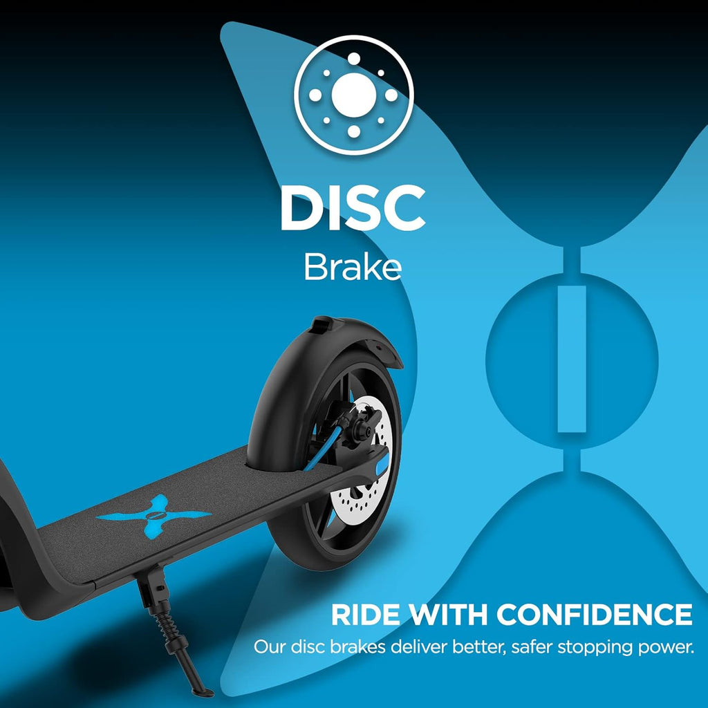 Electric Folding Scooter with 18 MPH Speed, 18 Mile Range, LCD Display N139