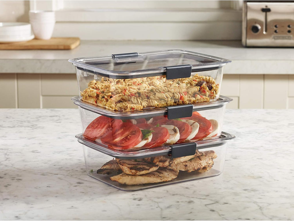Food Storage Container, Large, 9.6 Cup, 3 Pack B100252