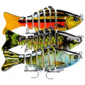 Fishing Lures for Freshwater and Saltwater, Lifelike Swimbait for Bass Trout Crappie Walleye Pike, Slow Sinking Bass Fishing Lure, Must-Have Fishing Gifts for Men, Family Fishing Gear Plugs